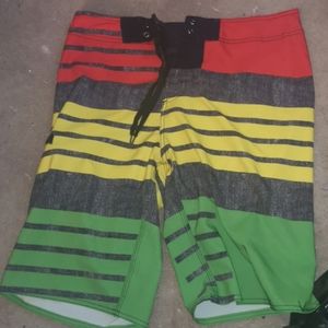 Multicoloured shorts / swim trunks